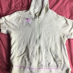 Short sleeve Teri cloth swim coverup